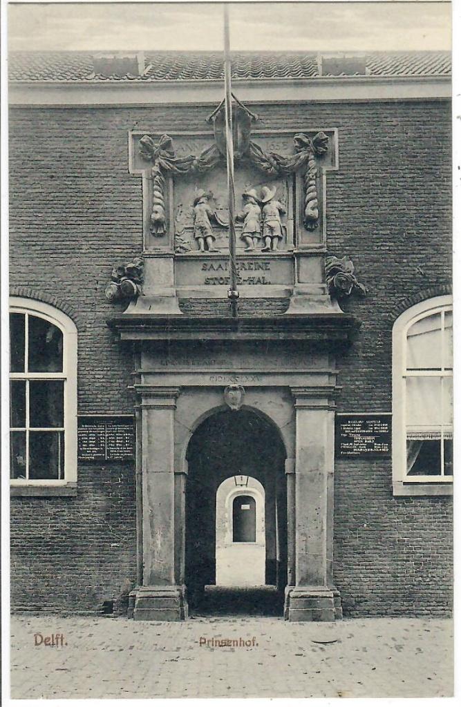 Delft - Prinsenhof, Verzenden, Voor 1920, Ongelopen, Zuid-Holland