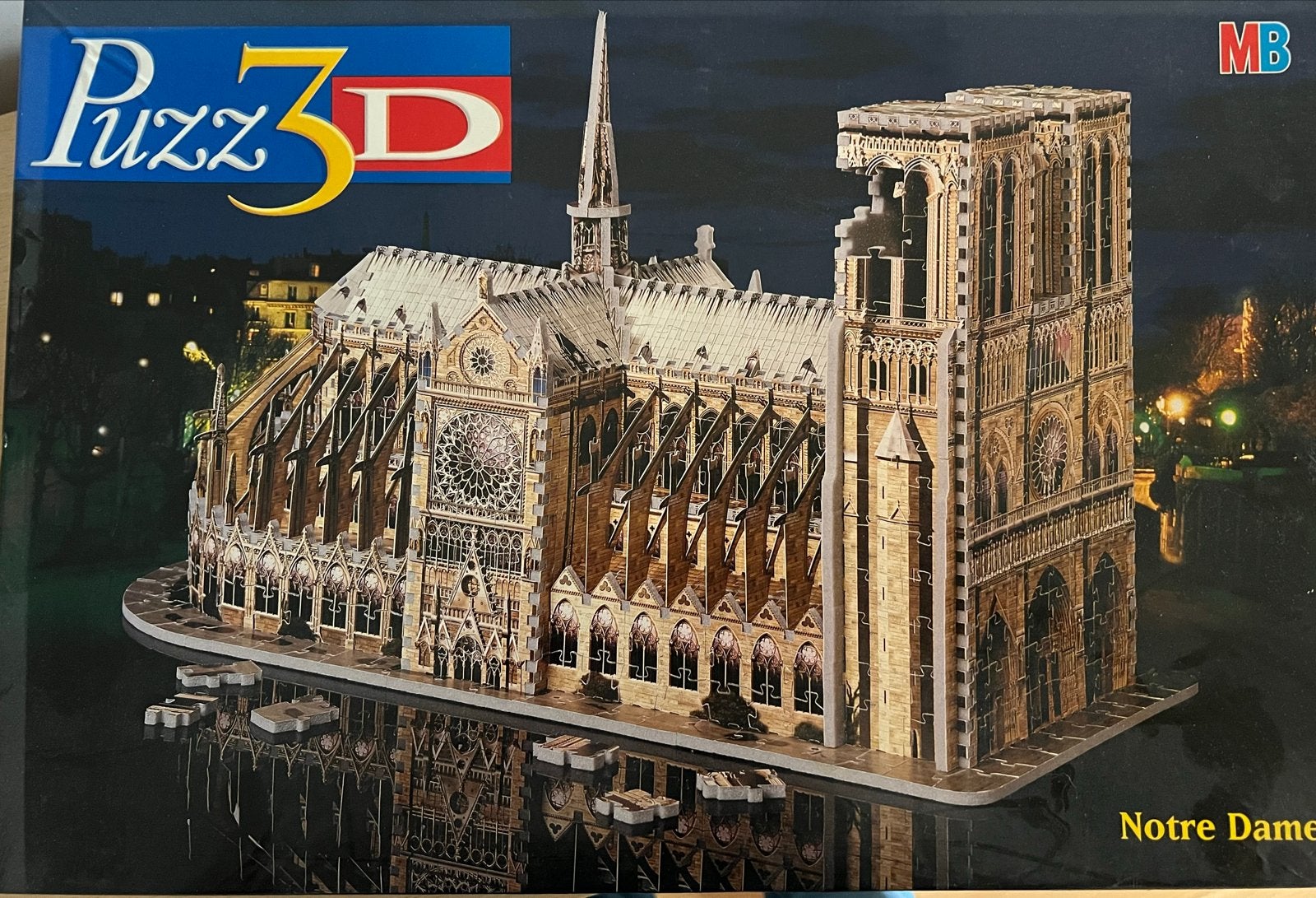 Puzz 3D Notre Dame Kathedraal 3D-puzzel MB, Ophalen, Meer dan 50 stukjes, Gebruikt, 6 jaar of ouder
