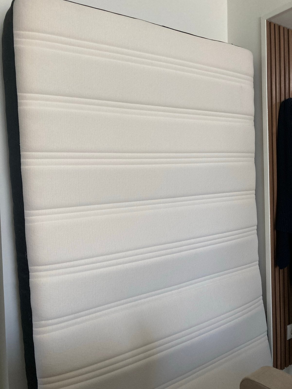 Zo goed als nieuw matras en lattenbodem, Ophalen, 90 cm, Eenpersoons, Zo goed als nieuw