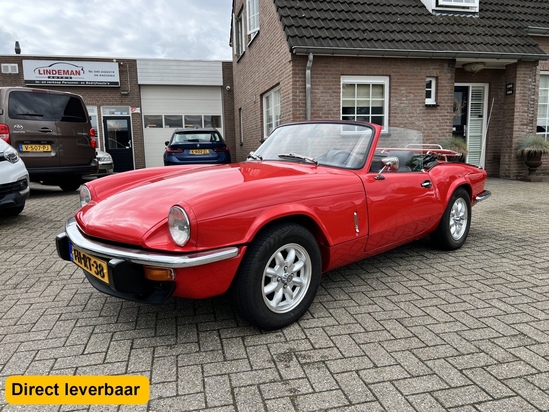 Triumph Spitfire 1300 MK IV Soft Top 1979 (Gerestaureerd), Auto's, Oldtimers, 1296 cc, Achterwielaandrijving, Zwart, Cabriolet
