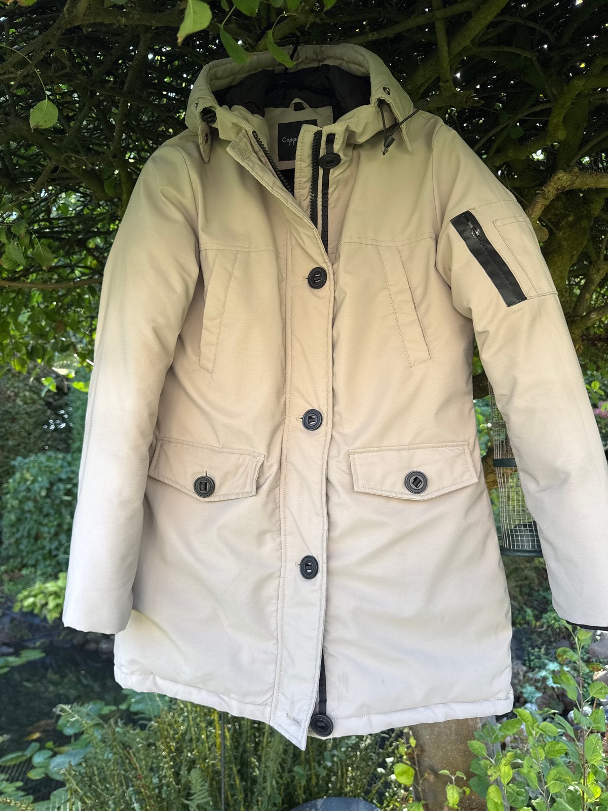 Copperose winterjas maat S, Ophalen of Verzenden, Zo goed als nieuw, Maat 36 (S), Beige