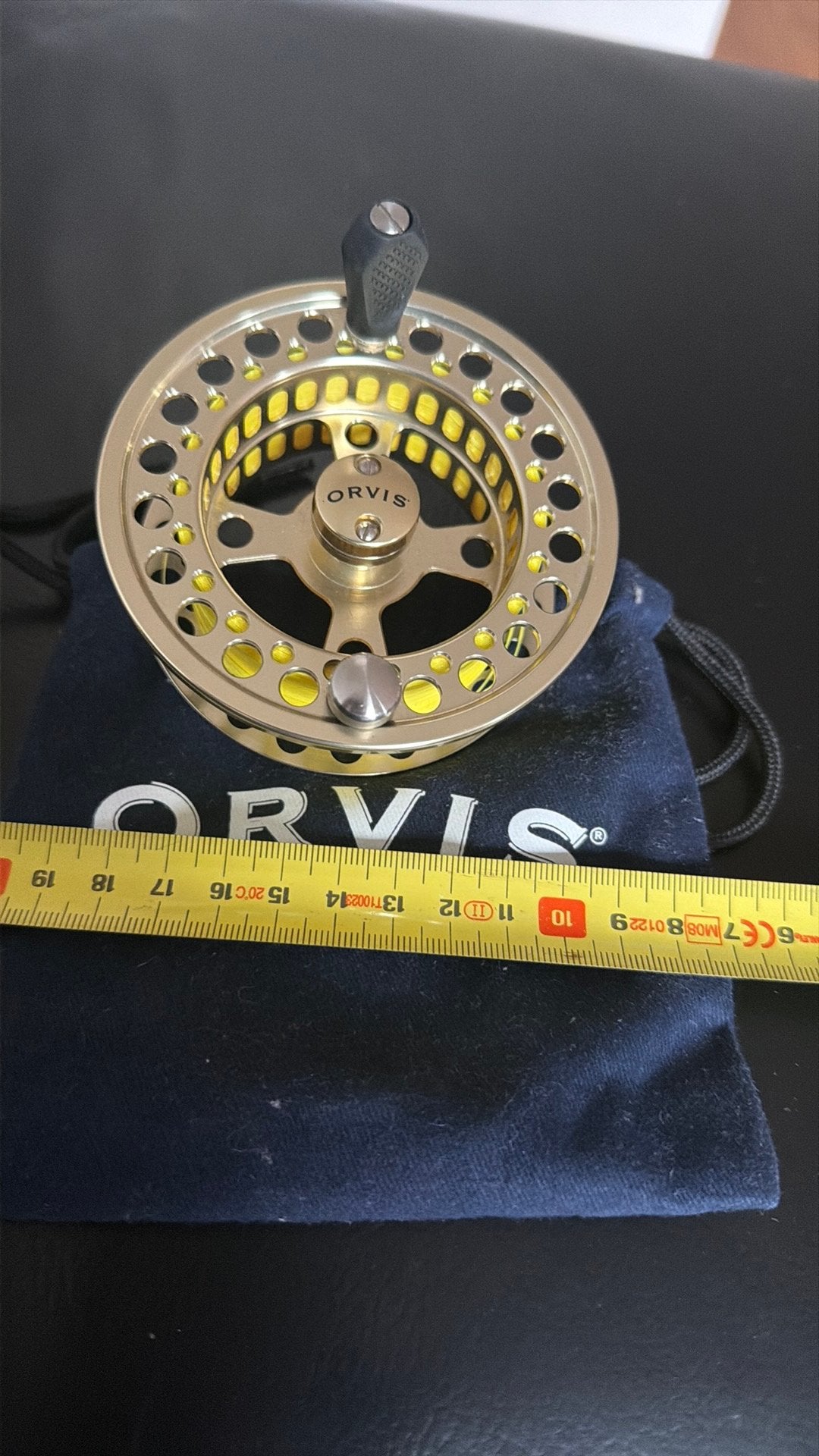 Orvis Battenkill 3 large arbor reserve spoel 90 mm, Ophalen of Verzenden, Zo goed als nieuw, Molen