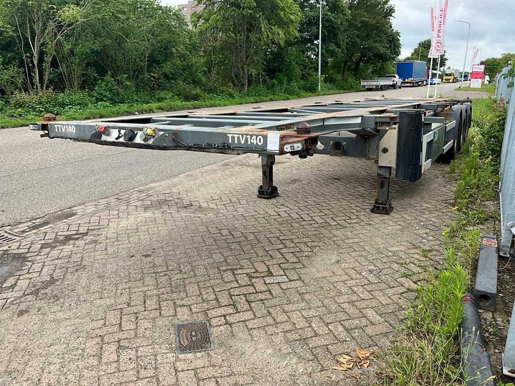 2015 turbos hoet Container Oplegger, Overige brandstoffen, Bedrijf, Aanhangers en Opleggers, Te koop