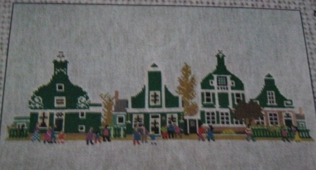 Borduurpatroon  Zaanse huisjes   nr 5296 do, Verzenden, Nieuw, Handborduren, Patroon