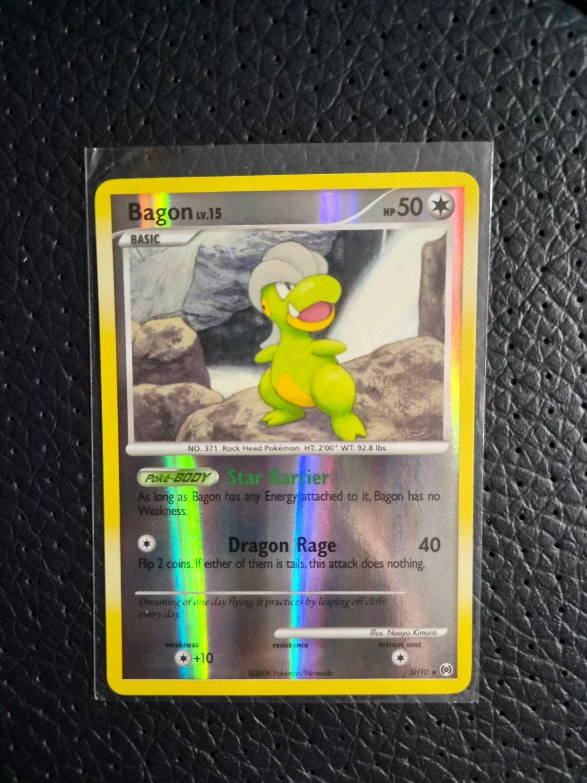 Bagon SH10 Pokemon Arceus reverse holo shiny, Ophalen of Verzenden, Zo goed als nieuw, Booster, Foil