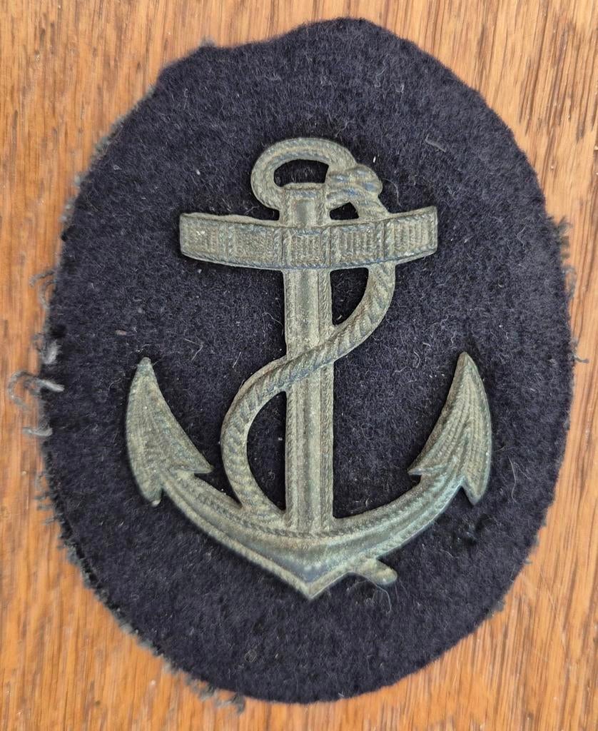 Embleem Duitse Kriegsmarine wo2, Verzamelen, Ophalen of Verzenden, Marine, Duitsland, Embleem of Badge