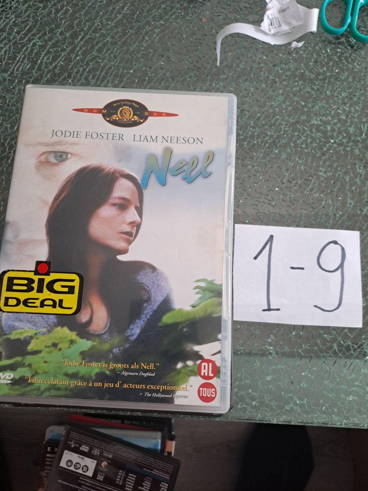 Nell DVD met Jodie Foster en Liam Neeson - Big Deal, Engels, Waargebeurd drama, Alle leeftijden, Nederlands
