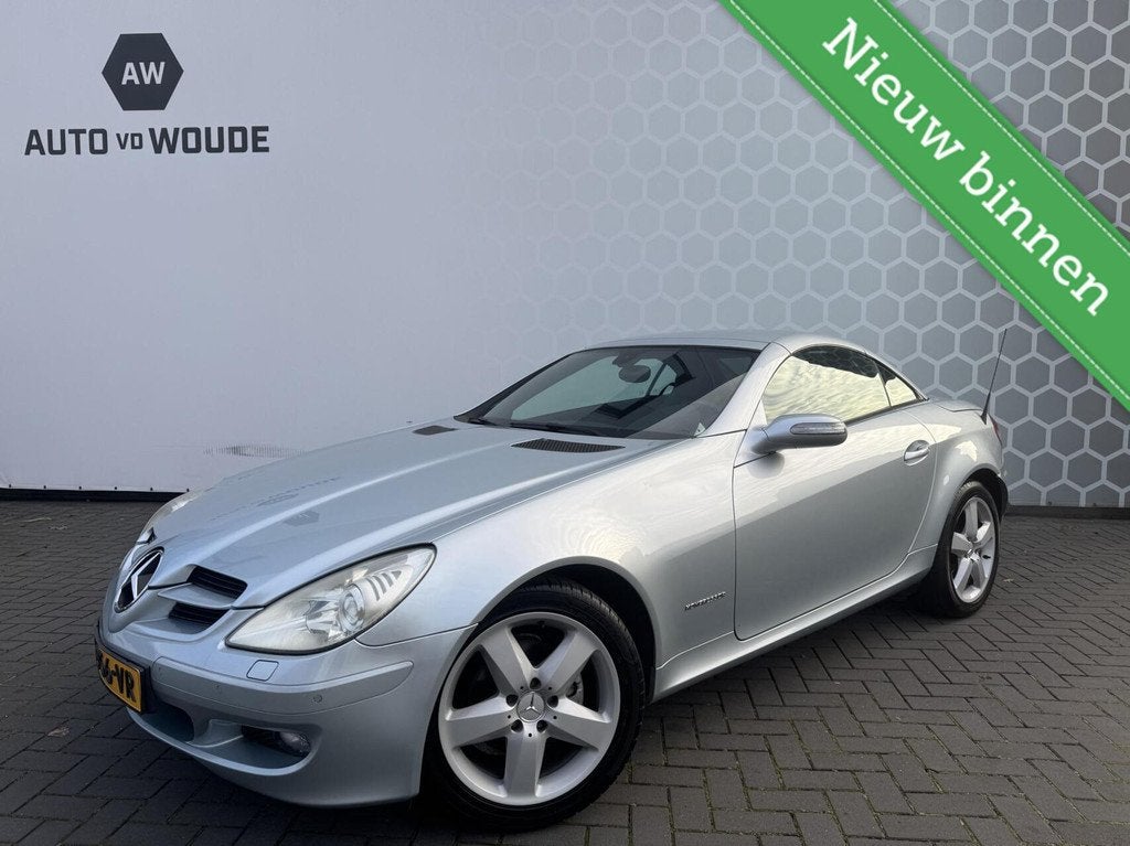 Mercedes SLK-klasse 200 Compressor Leer Cabrio Xenon, Auto's, Mercedes-Benz, Bedrijf, Te koop, SLK, ABS, Airbags, Airconditioning