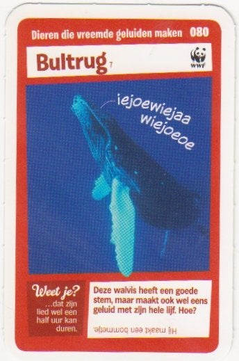 Super dieren no.80 Bultrug [2715]  [VeOvSu], Albert Heijn, Ophalen of Verzenden