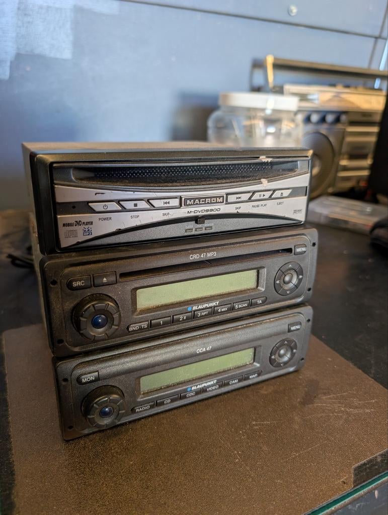 Complete set Blaupunkt autoradio's met DVD-speler, Ophalen of Verzenden, Blauwpunkt, Blauwpunkt, Blauwpunkt