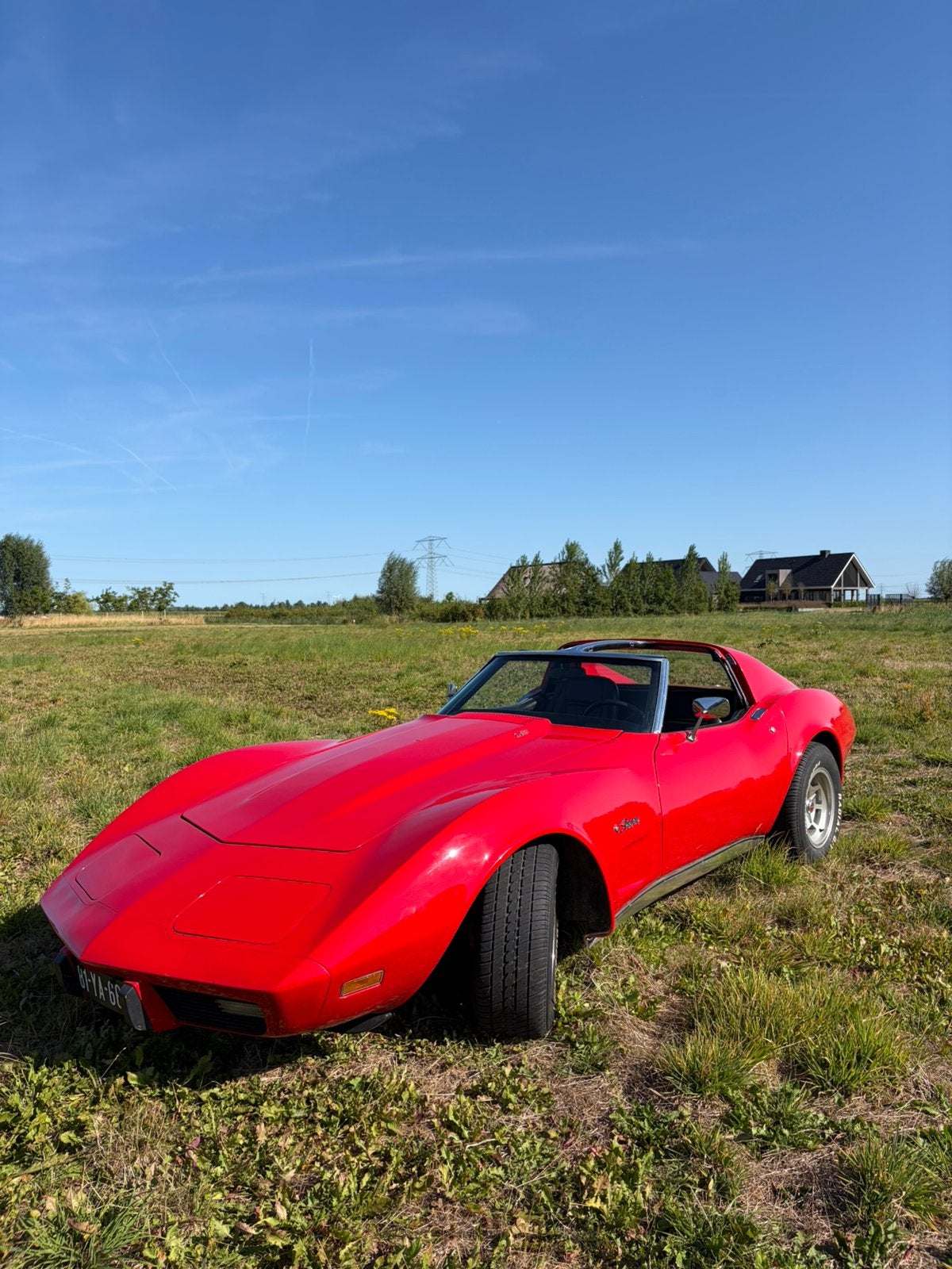 Chevrolet Corvette 5.7 Stingray AUT 1976 Rood, Automaat, 1610 kg, 8 cilinders, 5730 cc