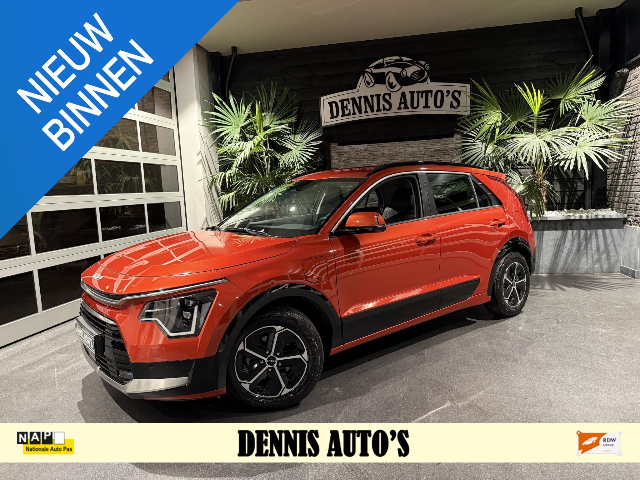 Kia Niro 1.6 GDi PHEV DynamicPlusLine PLUG-IN !, Auto's, Dealer onderhouden, Gebruikt, Euro 6, Plug-in hybride