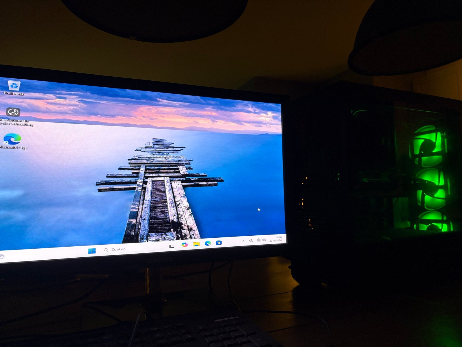 Gaming PC met Intel i7-8700K, GTX 1080, 16GB RAM, SSD/HDD
