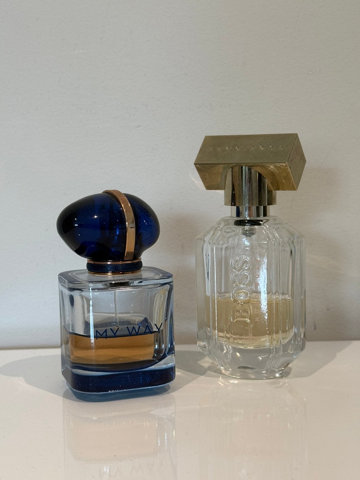 Hugo Boss My Way edp intense en The scent for her edp 30ml, Verzamelen, Ophalen of Verzenden, Zo goed als nieuw, Proef of Tester