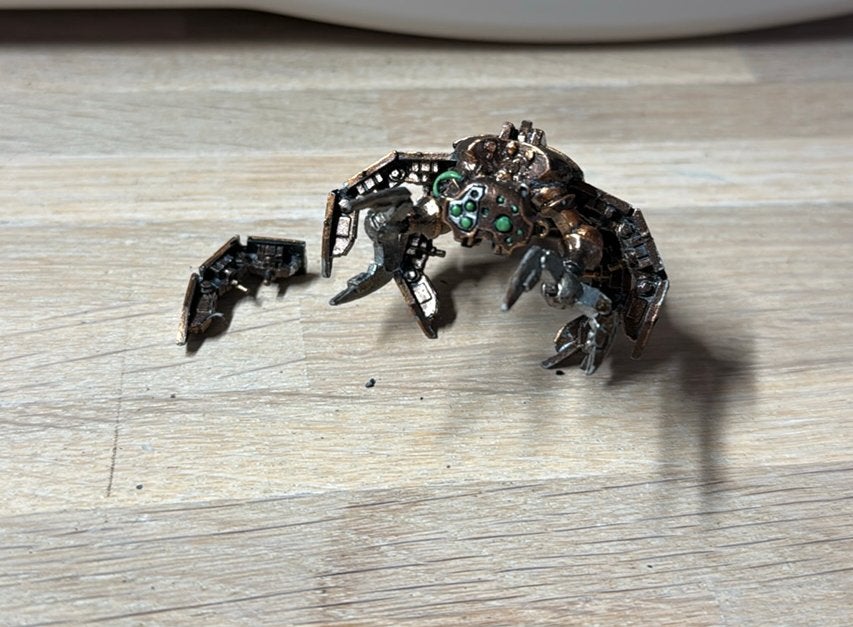 Warhammer 40K Necron Tomb Spyder Spider (metal) #2, Hobby en Vrije tijd, Wargaming, Ophalen of Verzenden, Zo goed als nieuw, Warhammer