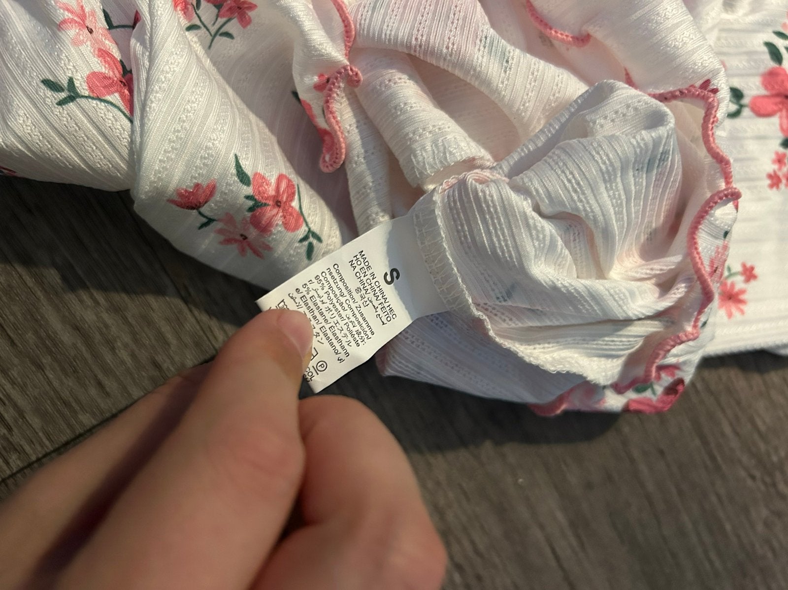 Bloemen body, maat S, Kleding | Dames, Ophalen of Verzenden, Body of Korset