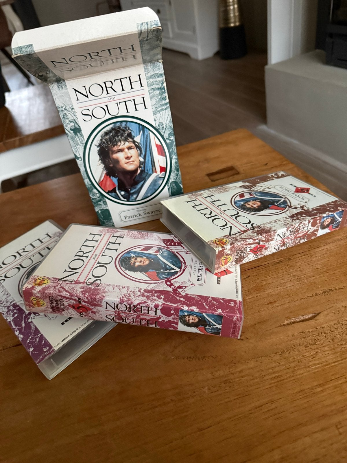 North and South VHS Boxset - Patrick Swayze, Boxset, Drama, Ophalen of Verzenden, Vanaf 12 jaar