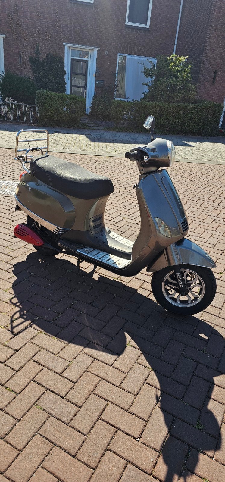 Turbho RL-50 scooter - Groen/Grijs, Gebruikt, Benzine, Ophalen, Overige merken