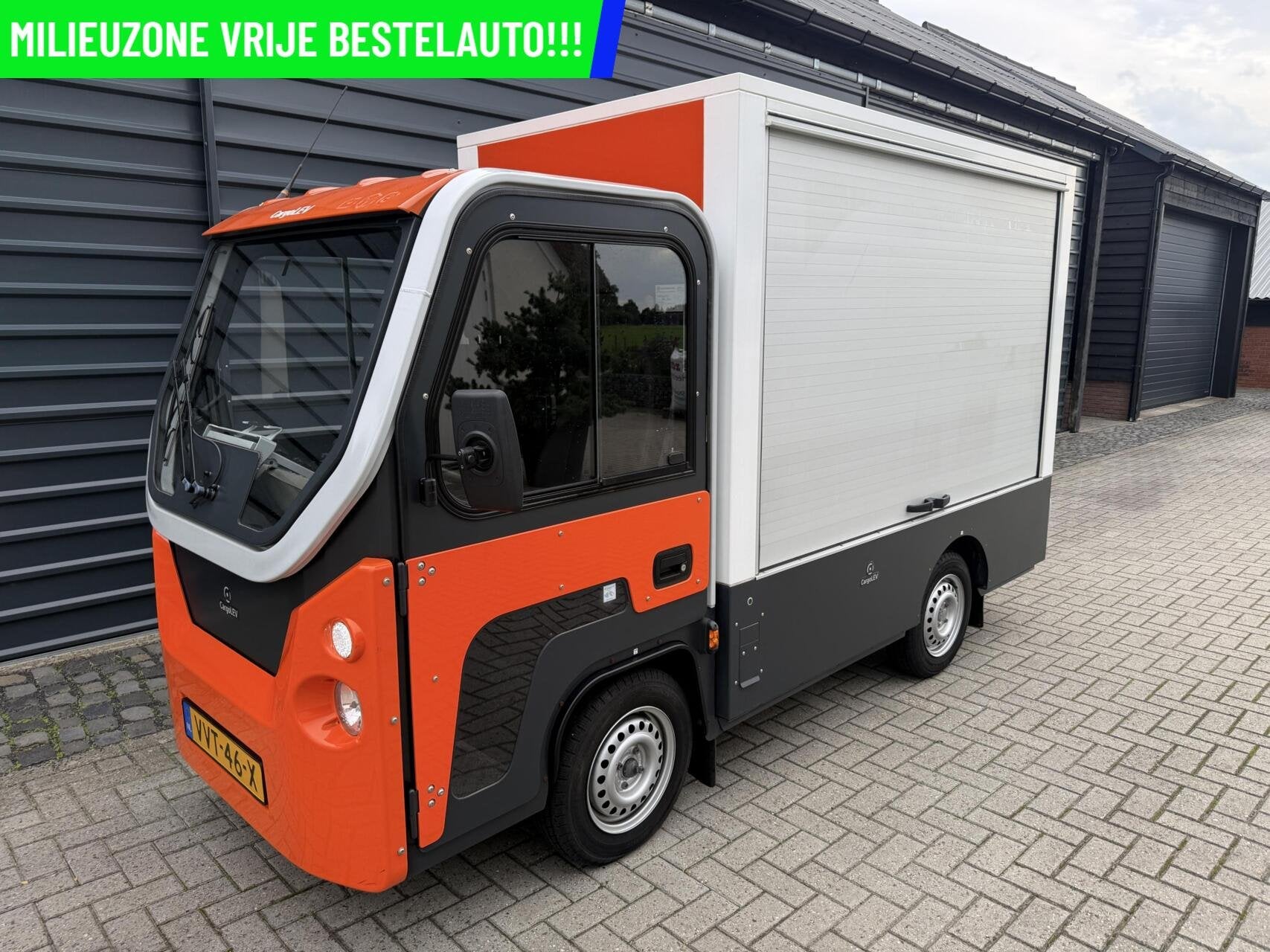 Cargolev TC XL Electrisch Gesloten Laadbak Laadklep 100% Ele, Stof, Gebruikt, Zwart, Overige kleuren