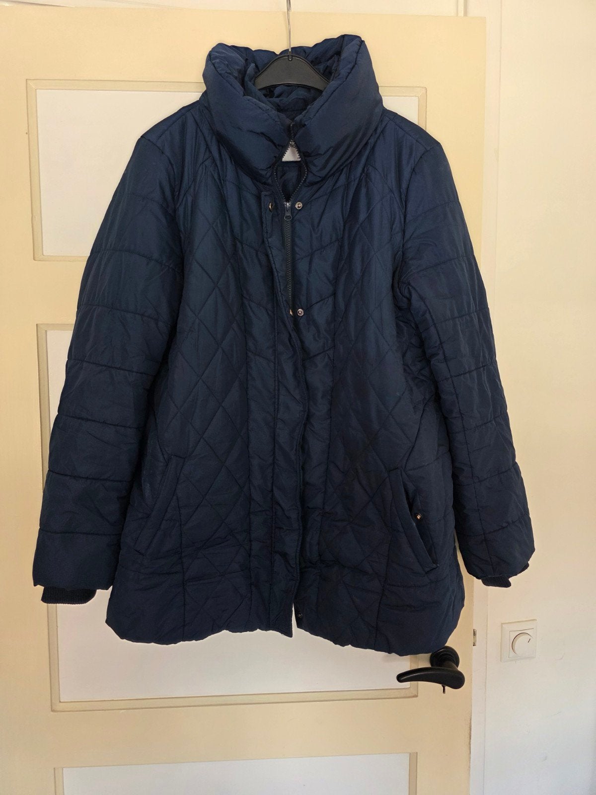 Mamalicious zwangerschapsjas XL - Donkerblauw, Kleding | Dames, Overige typen, Blauw, Mamalicious, Ophalen of Verzenden