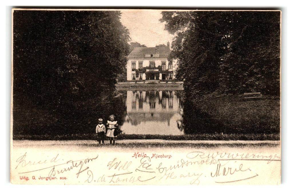 Heiloo, Nijenburg, Verzamelen, Ansichtkaarten | Nederland, Gelopen, Noord-Holland, Voor 1920, Verzenden