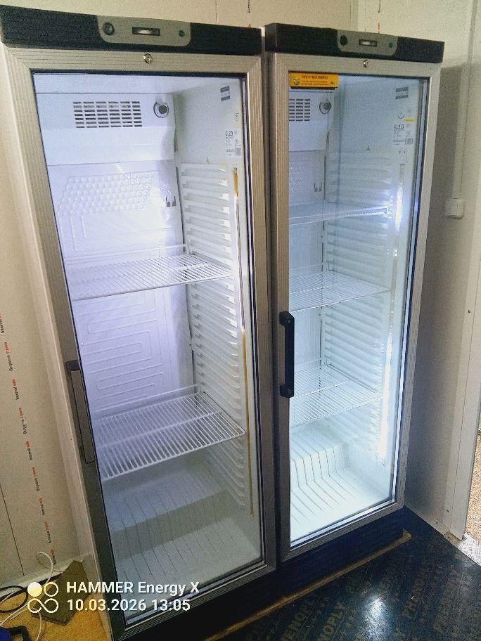 koeler met glazen deur, Ophalen, 200 liter of meer, 160 cm of meer, 45 tot 60 cm