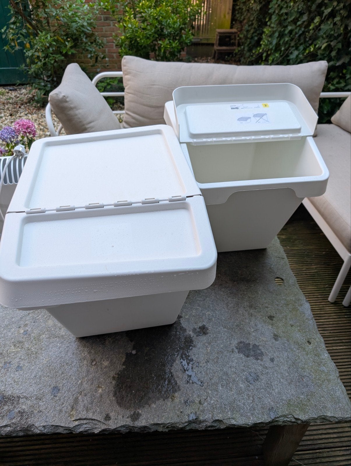 2 IKEA opbergers (SORTÉRA) - gratis af te halen, Ophalen