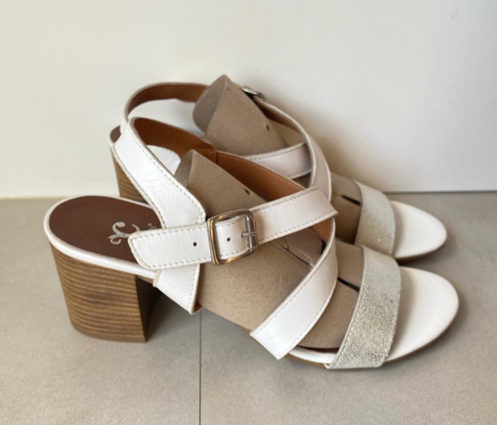 CELLINI SANDAAL MT:40 H NIEUW, Verzenden, Wit, Nieuw, Sandalen of Muiltjes