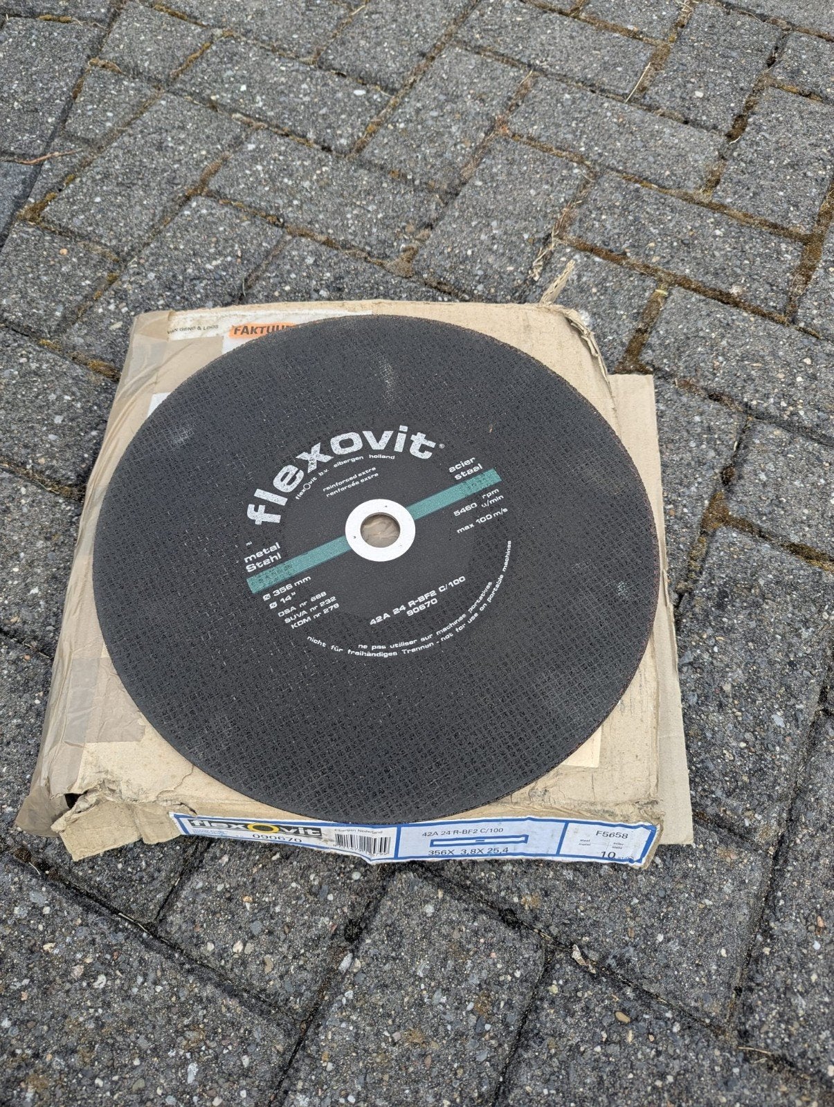 Metaal slijpschijven, Ophalen of Verzenden, 1000 watt of meer, Haakse handslijpmachine