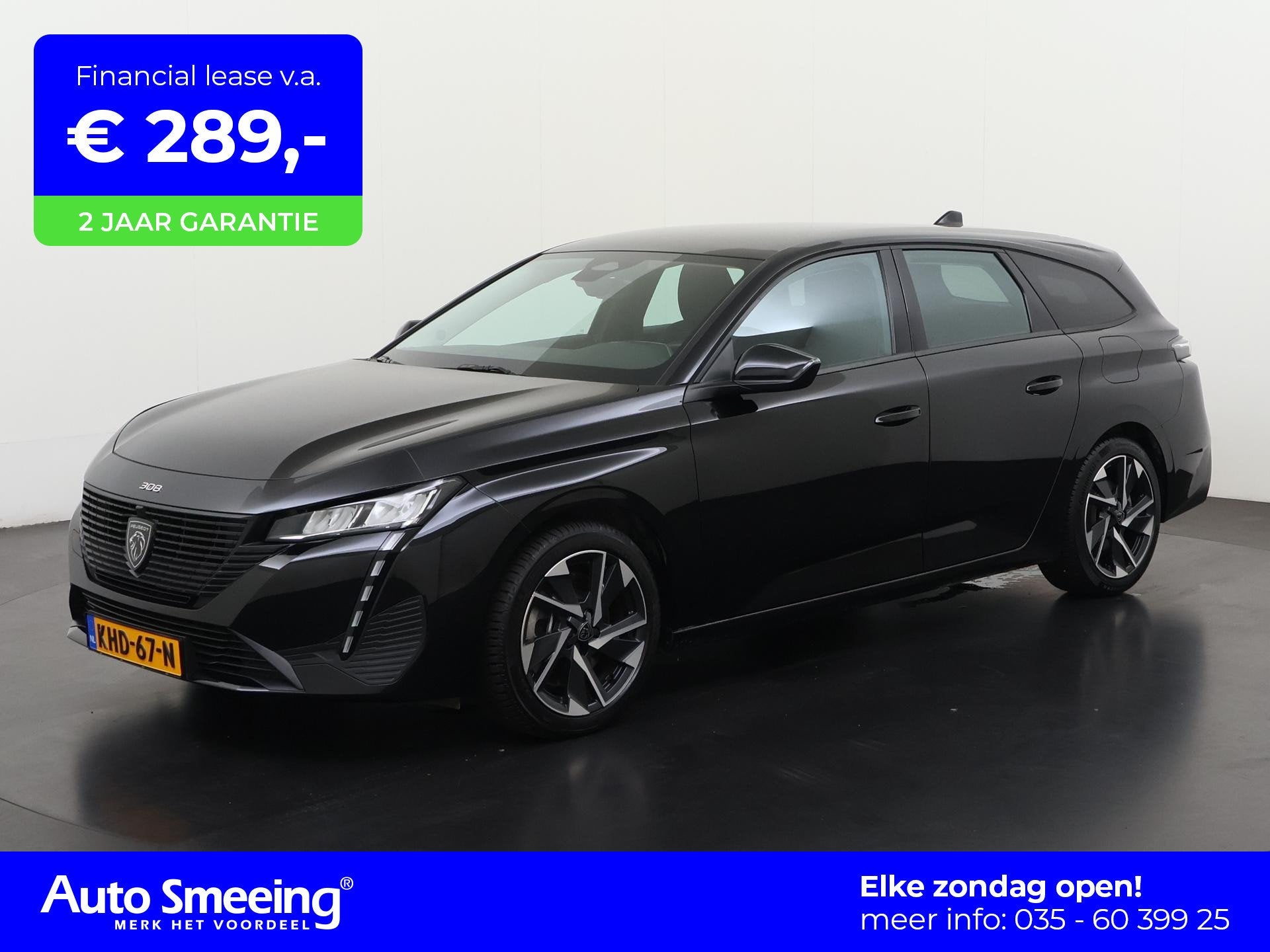 Peugeot 308 SW 1.6 Plug-in Hybrid 180 Active Pack Business |, Auto's, Gebruikt, Euro 6, 4 cilinders, Zwart