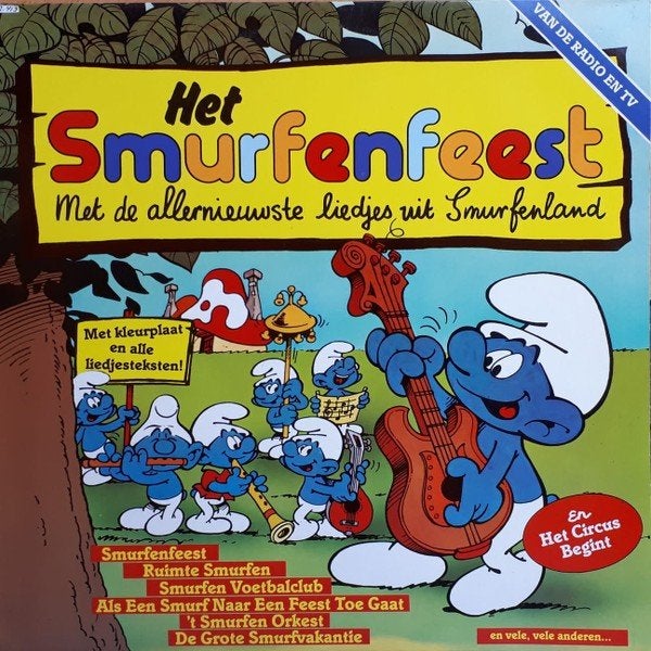 Het Smurfenfeest.  Originele LP Nieuw, Ongebruikt., Ophalen of Verzenden, Nieuw in verpakking, 12 inch, Verhaal of Sprookje