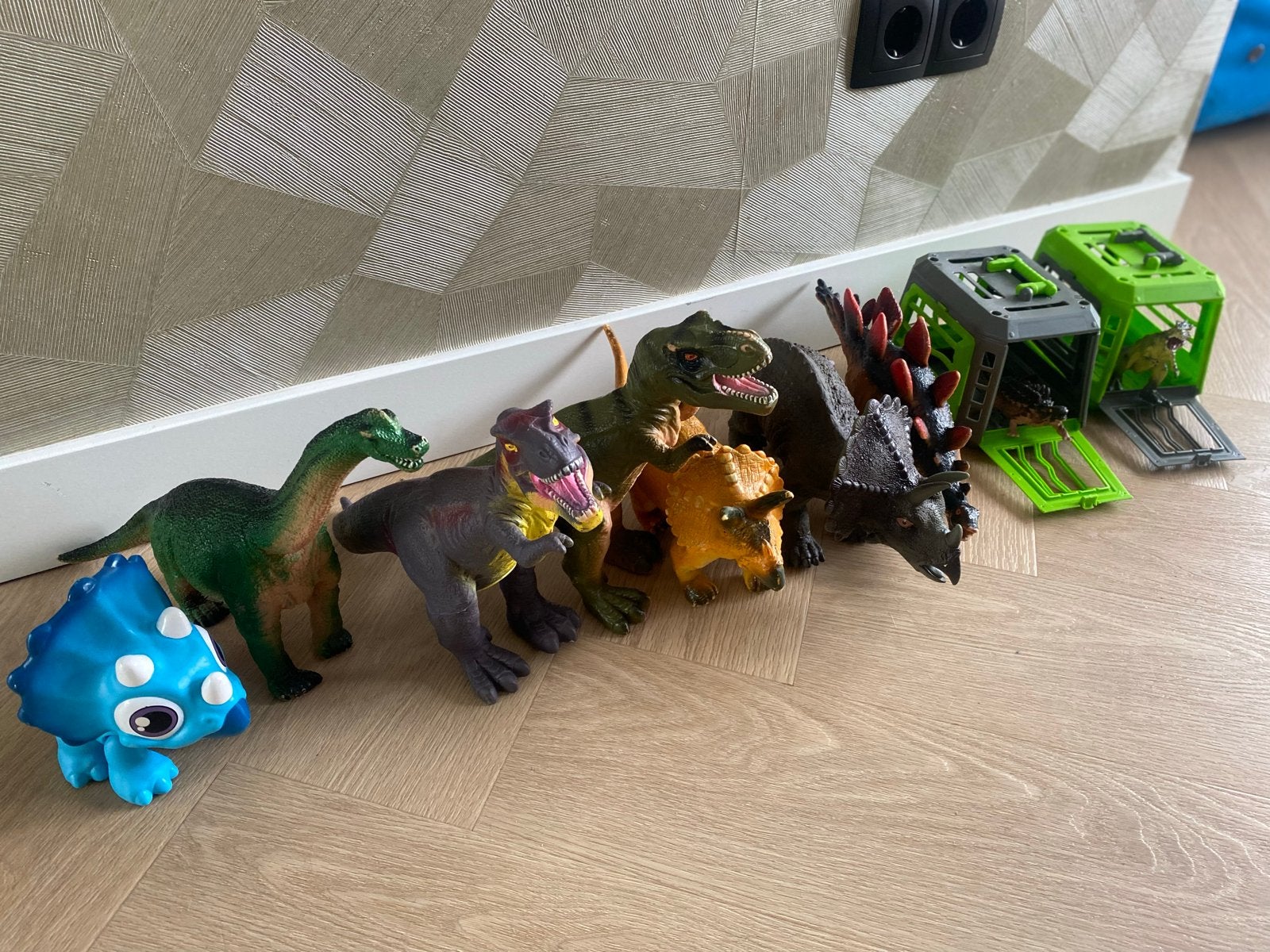 Dinosaurus speelgoed set, Ophalen, Gebruikt, Jongen of Meisje