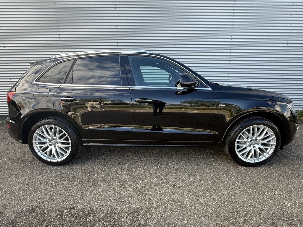 Audi Q5 2.0 TFSI Quattro S-line NAP Facelift Automaat 20" LM, Auto's, Gebruikt, Euro 6, 4 cilinders, Leder en Stof