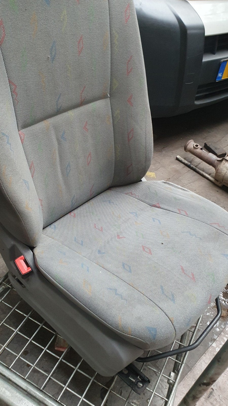 Bijrijders bank en chauffeurstoel crafter sprinter, Ophalen