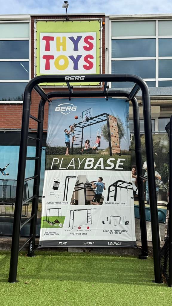 BERG Playbase va 999,- small medium large extra zwart groen, Kinderen en Baby's, Speelgoed | Buiten | Speeltoestellen, Nieuw, Glijbaan