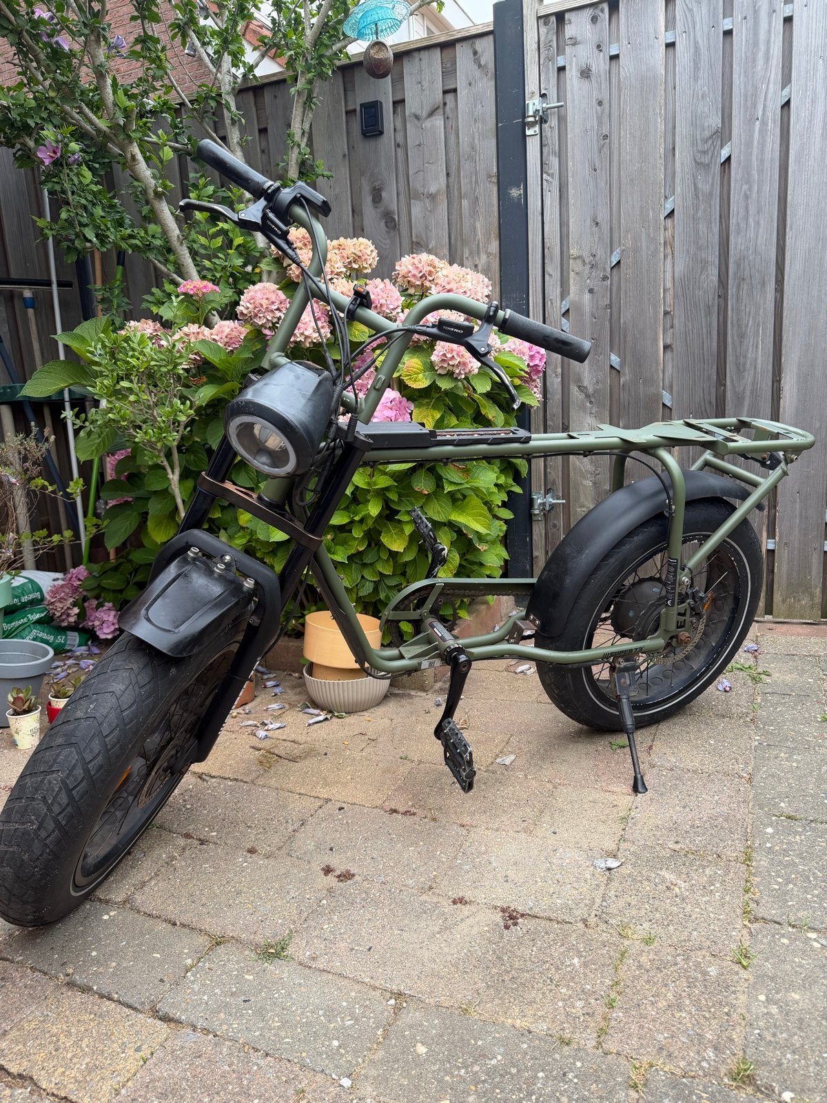 Super73 Sg1 army green zonder accu, Minder dan 30 km per accu, Gebruikt, Minder dan 47 cm, Ophalen