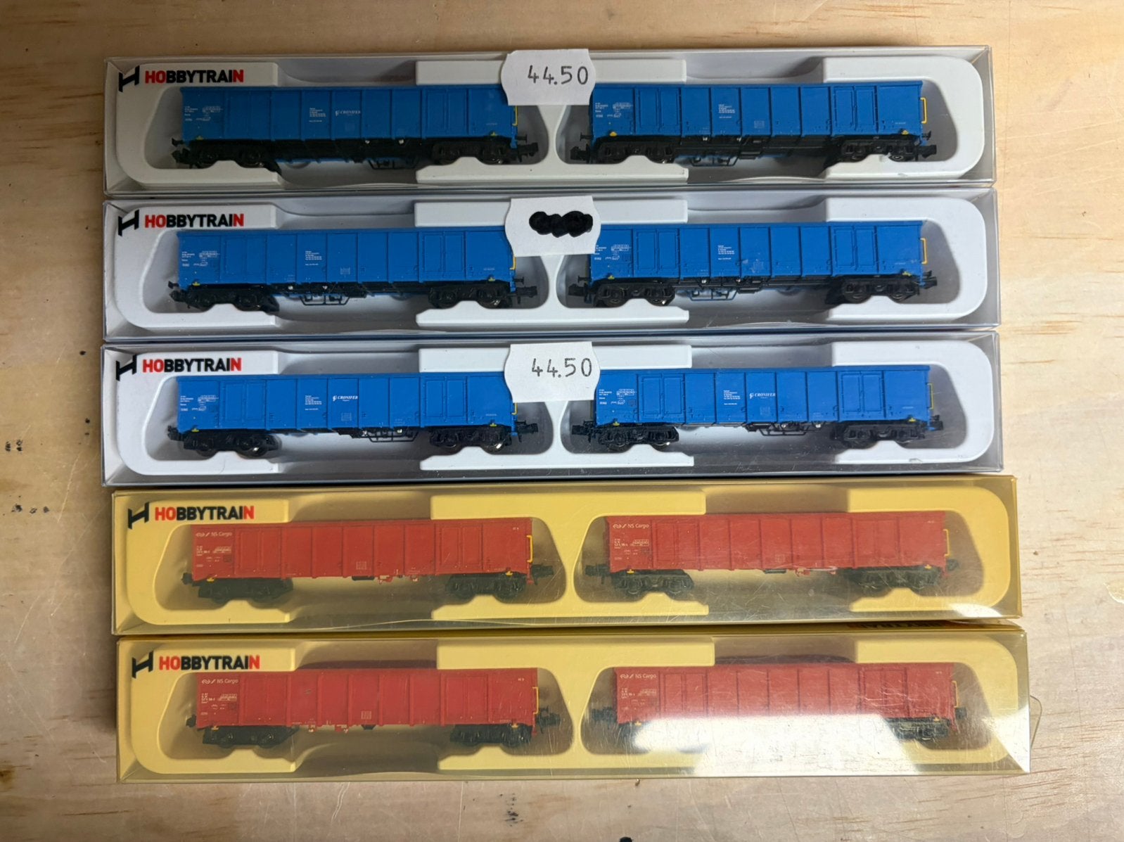 10 EANOS wagons NS Hobbytrain, Overige merken, Gelijkstroom, Wagon, Ophalen of Verzenden