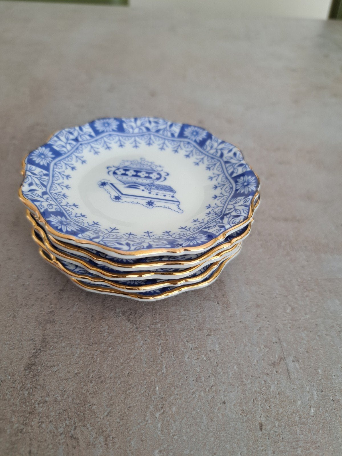 Set van 5 Schumann Weiden Bavaria schoteltjes, 9 cm, Ophalen