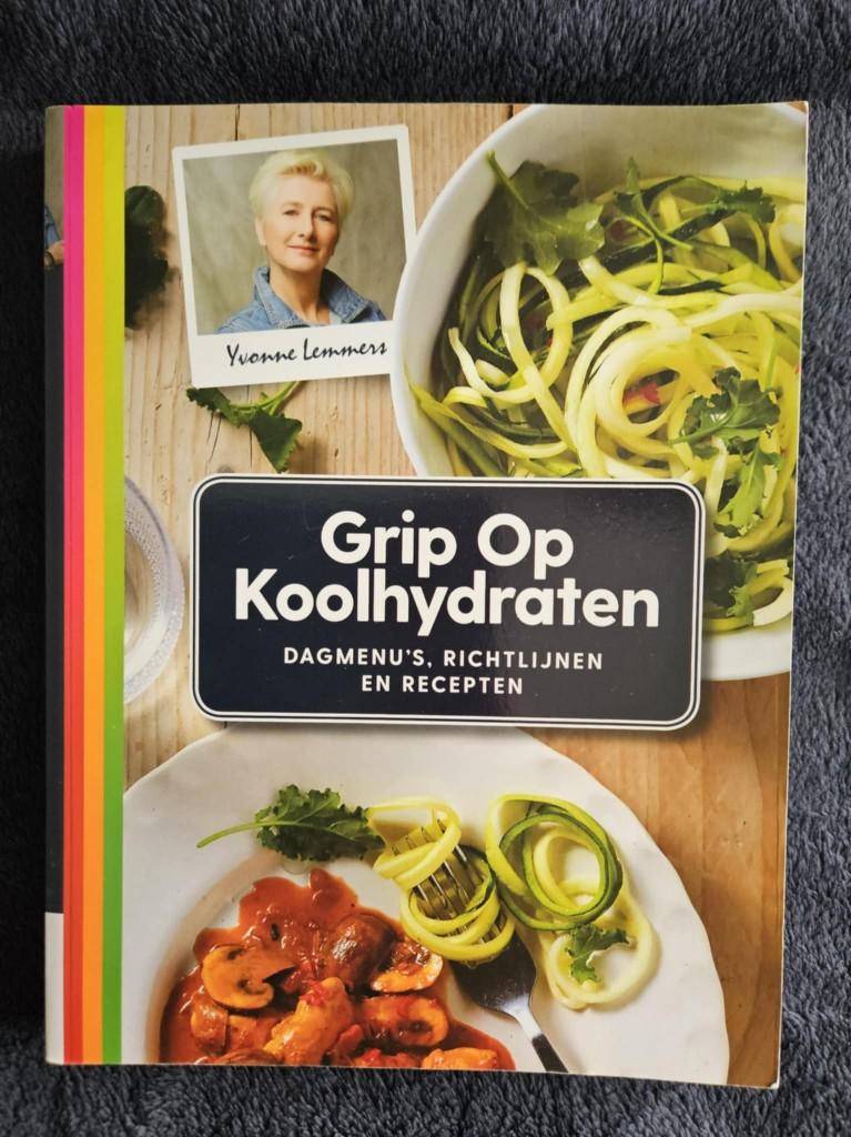 Grip op Koolhydraten Dagmenu's, richtlijnen en recepten, Boeken, Gezondheid, Dieet en Voeding, Ophalen of Verzenden, Zo goed als nieuw