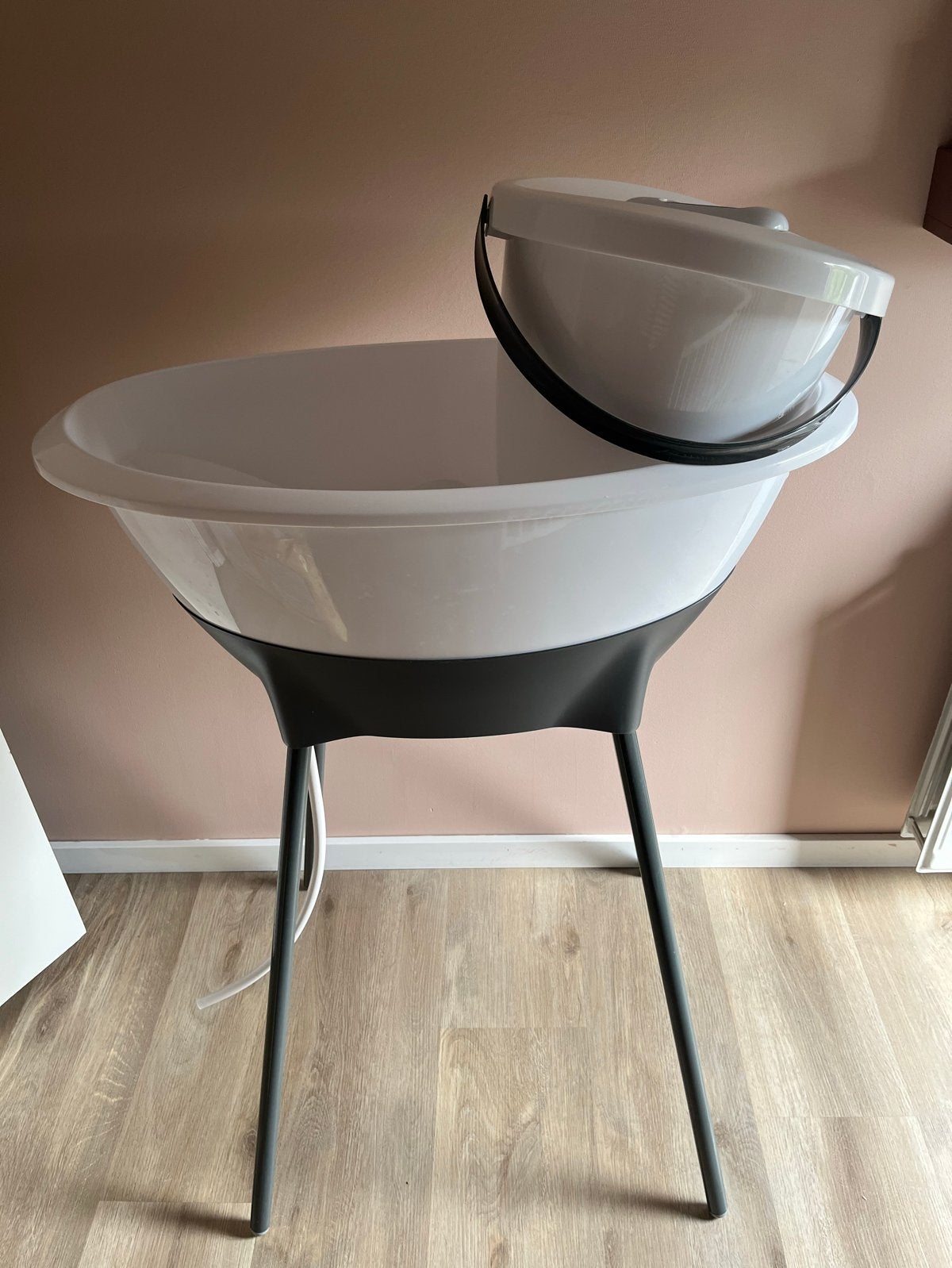 Luma badje met tummy tub en badthermometer, Ophalen, Gebruikt, Badje, Overige merken