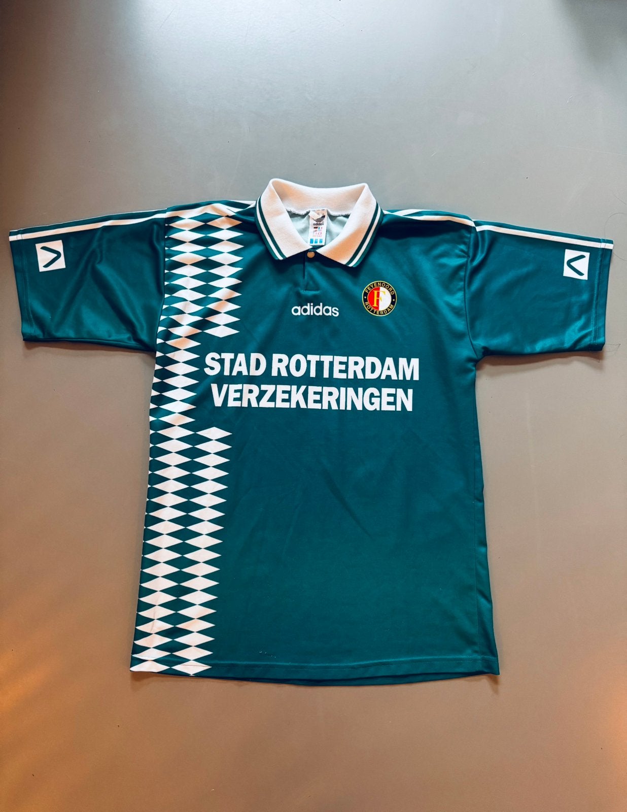 Origineel Feyenoord Adidas shirt 1994 1995 SRV Vintage, Verzenden, Gebruikt, Feyenoord, Shirt