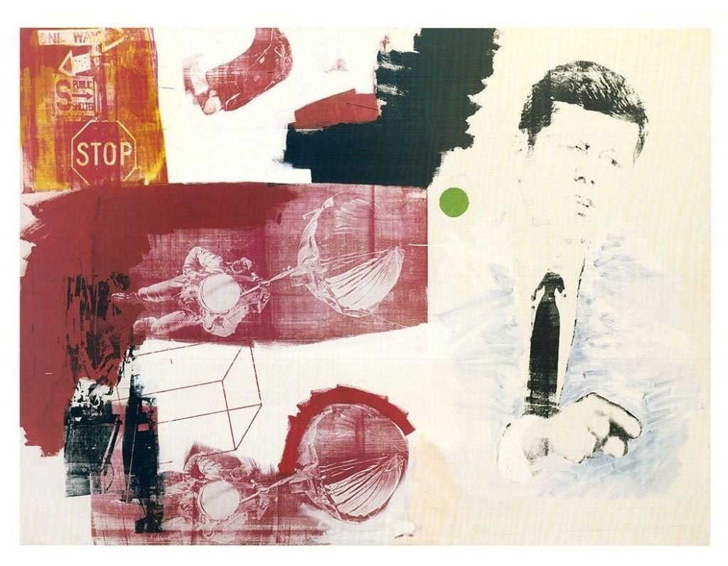 Robert M E Rauschenberg (1925) Kleur Kunstdruk "Quote ", Gelimiteerde oplage, Ophalen of Verzenden, Personages en Fantasiefiguren