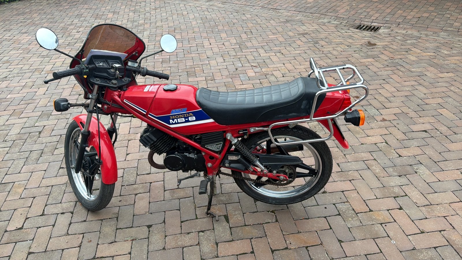 Honda mb8 met papieren, Ophalen