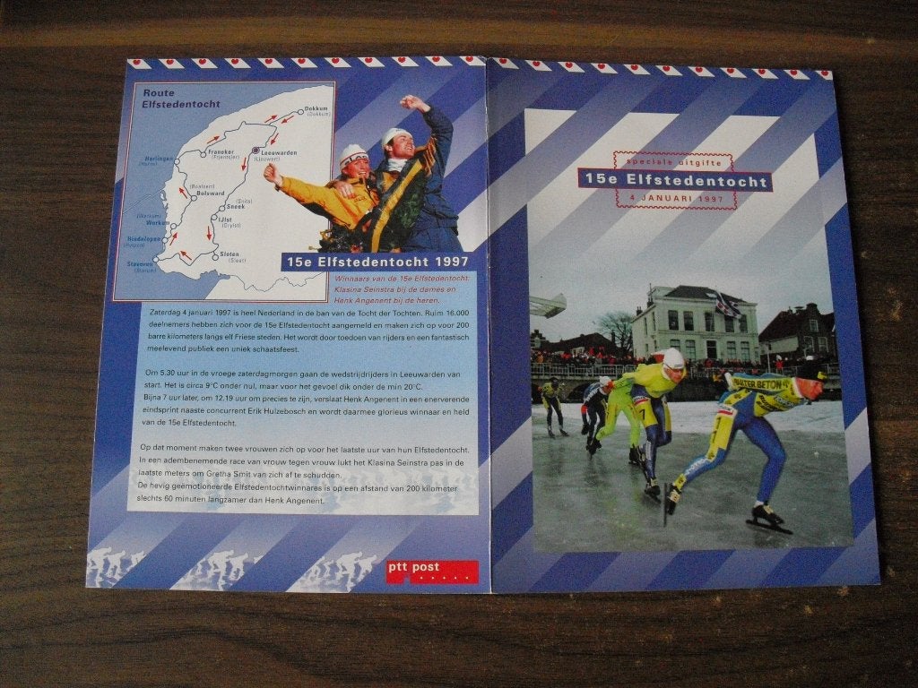 Elfsteden tocht 1997 Carnet (2670/1), Verzenden, Gestempeld