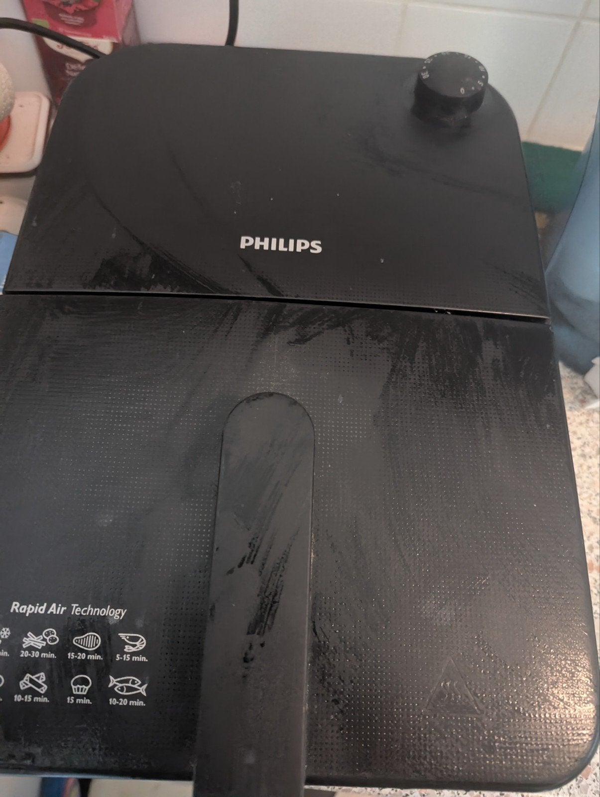 Philips Airfryer HD9211, Ophalen of Verzenden, Gebruikt, Airfryer