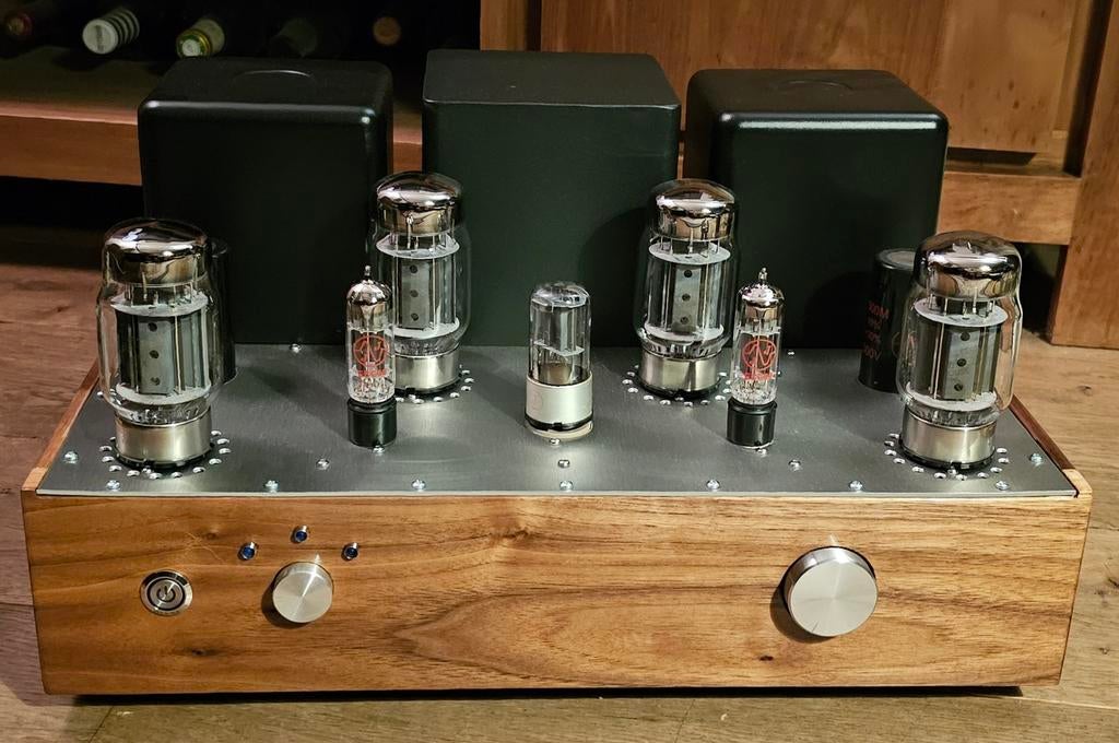 Triodedick Bill 2 x 50 watt buizen obv KT88, nieuwstaat, Audio, Tv en Foto, Buizenversterkers, Versterker, Ophalen