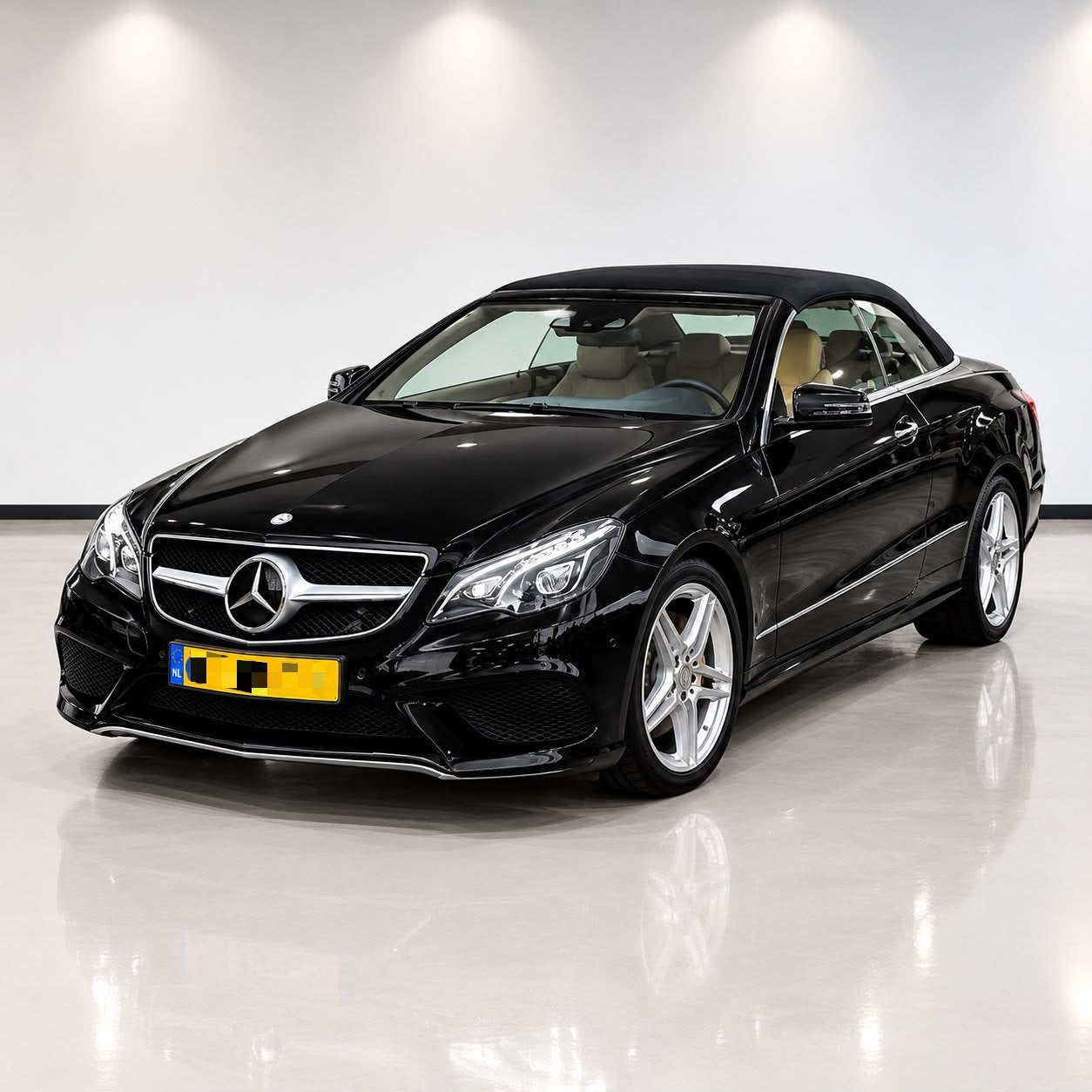 Mercedes-Benz E-Klasse E250 Cabrio A7 2013 Zwart, Auto's, Automaat, 1800 kg, 4 cilinders, Cabriolet