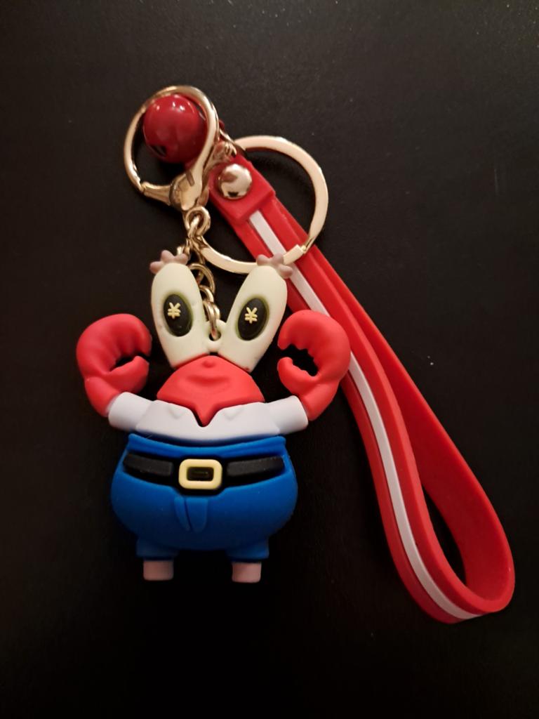 Sleutelhangers mr Krabs 2 stuks, Ophalen of Verzenden, Nieuw