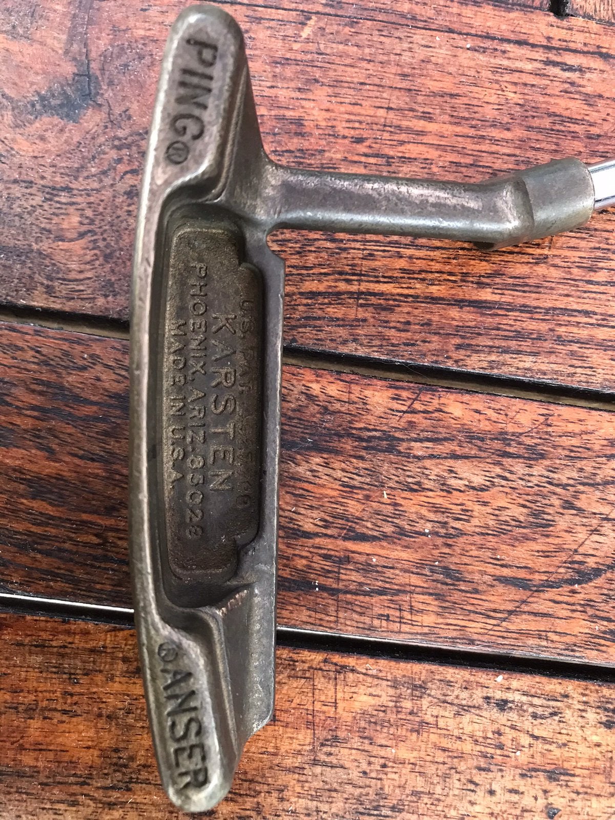 Ping Karsten Anser putter vintage, Sport en Fitness, Golf, Verzenden, Gebruikt, Club, Ping