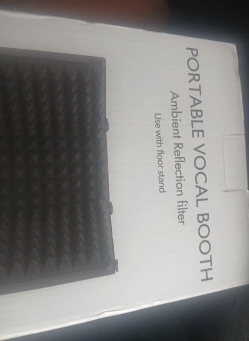Draagbare Vocal Booth / Ambient Reflection Filter, Muziek en Instrumenten, Microfoons, Nieuw, Overige typen, Draadloos, Ophalen